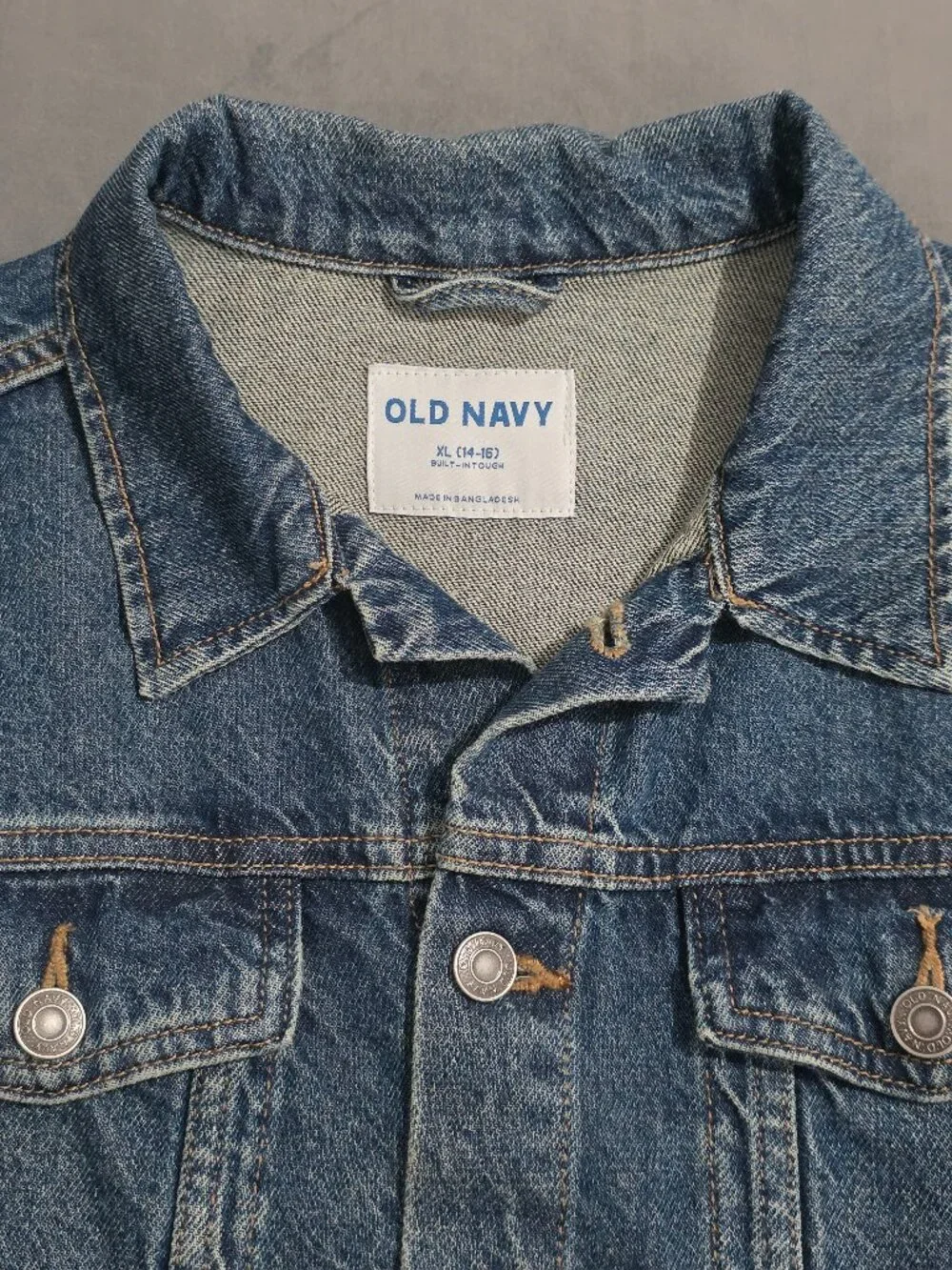 Old Navy Boys XL 14–16 Denim Jean Jacket | Never Worn